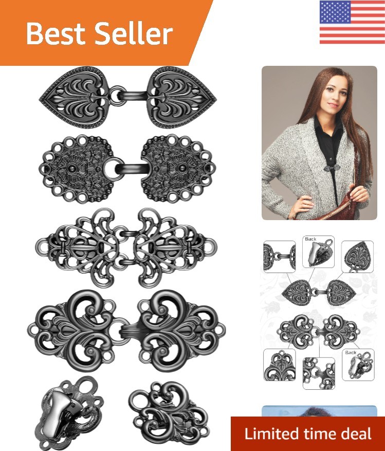 Multi-functional 4 Pcs Vintage Collar Clips – Enhance Your Wardrobe Effortlessly