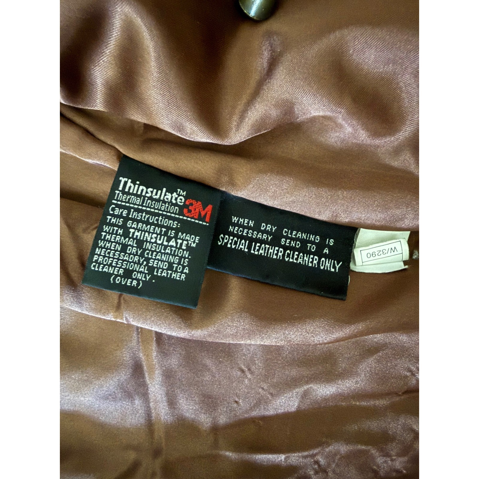 Vintage Wilsons Adventure Bound Leather Coat Jacket Women’s Sm Brown Thinsulate