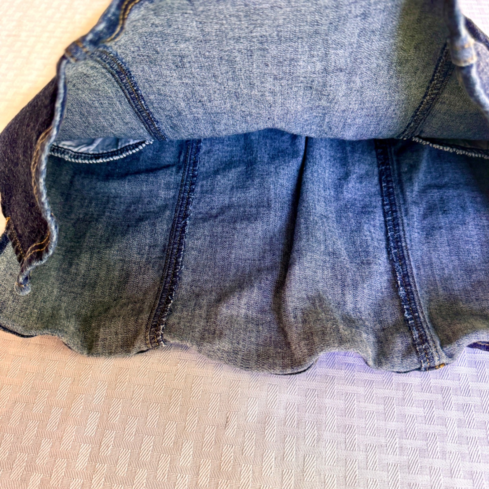Tommy Jeans Vintage 90s Denim Halter Mini Dress Dark Wash Indigo Womens Medium