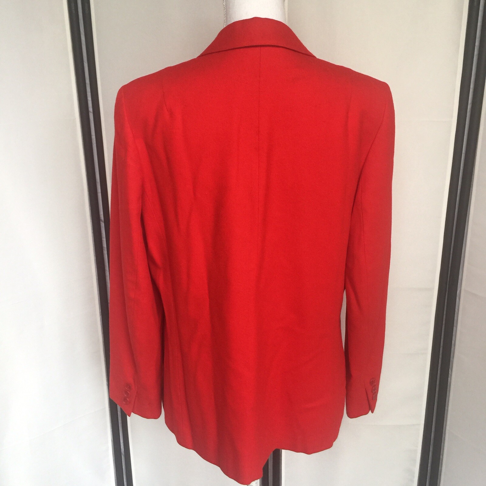 Pendleton Womens M-L Vintage 70s Blazer All Red Fully Lined See Measurements
