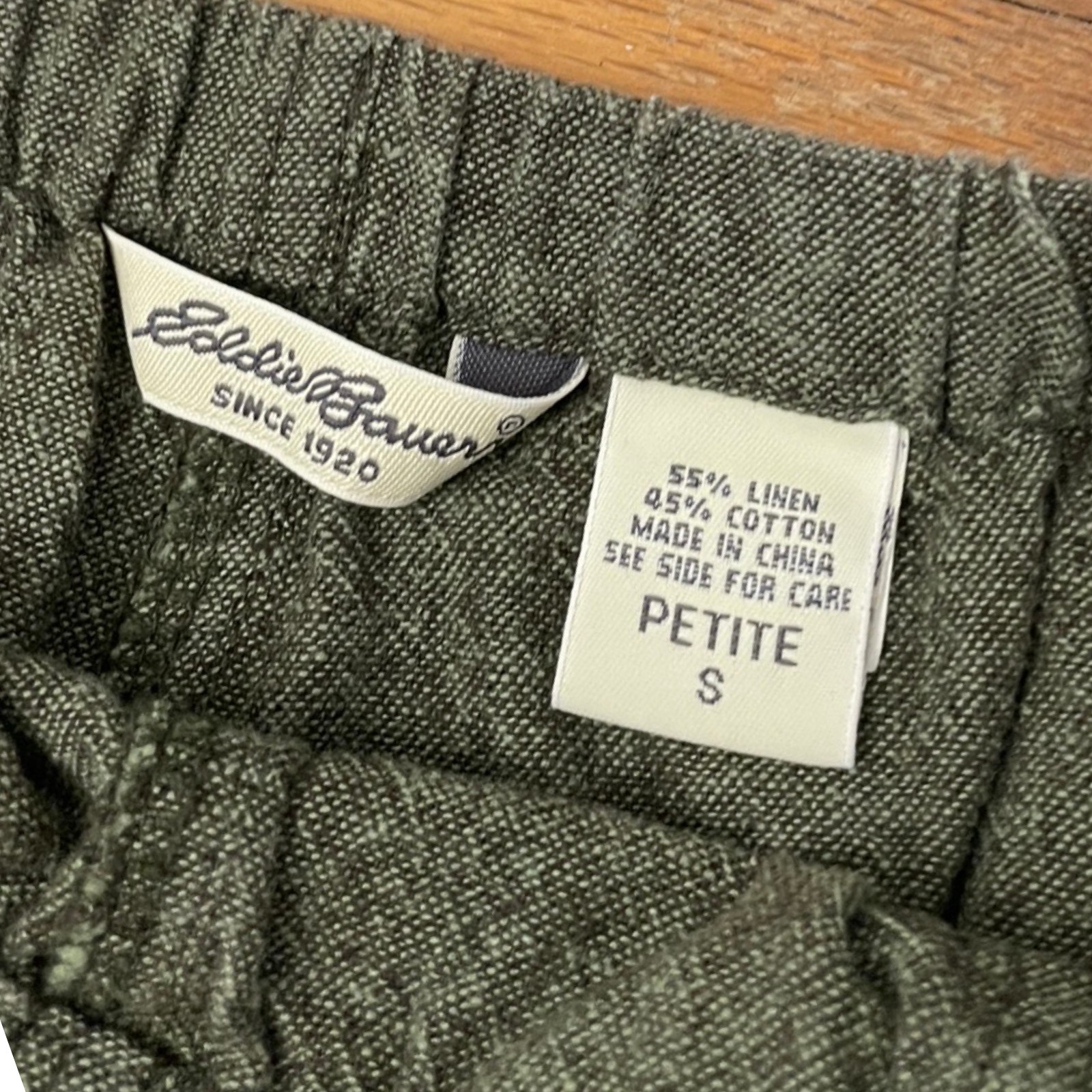 Vintage Linen/Cotton Capris Size Small/Medium 27-30″ Waist 1990s Cropped Pants