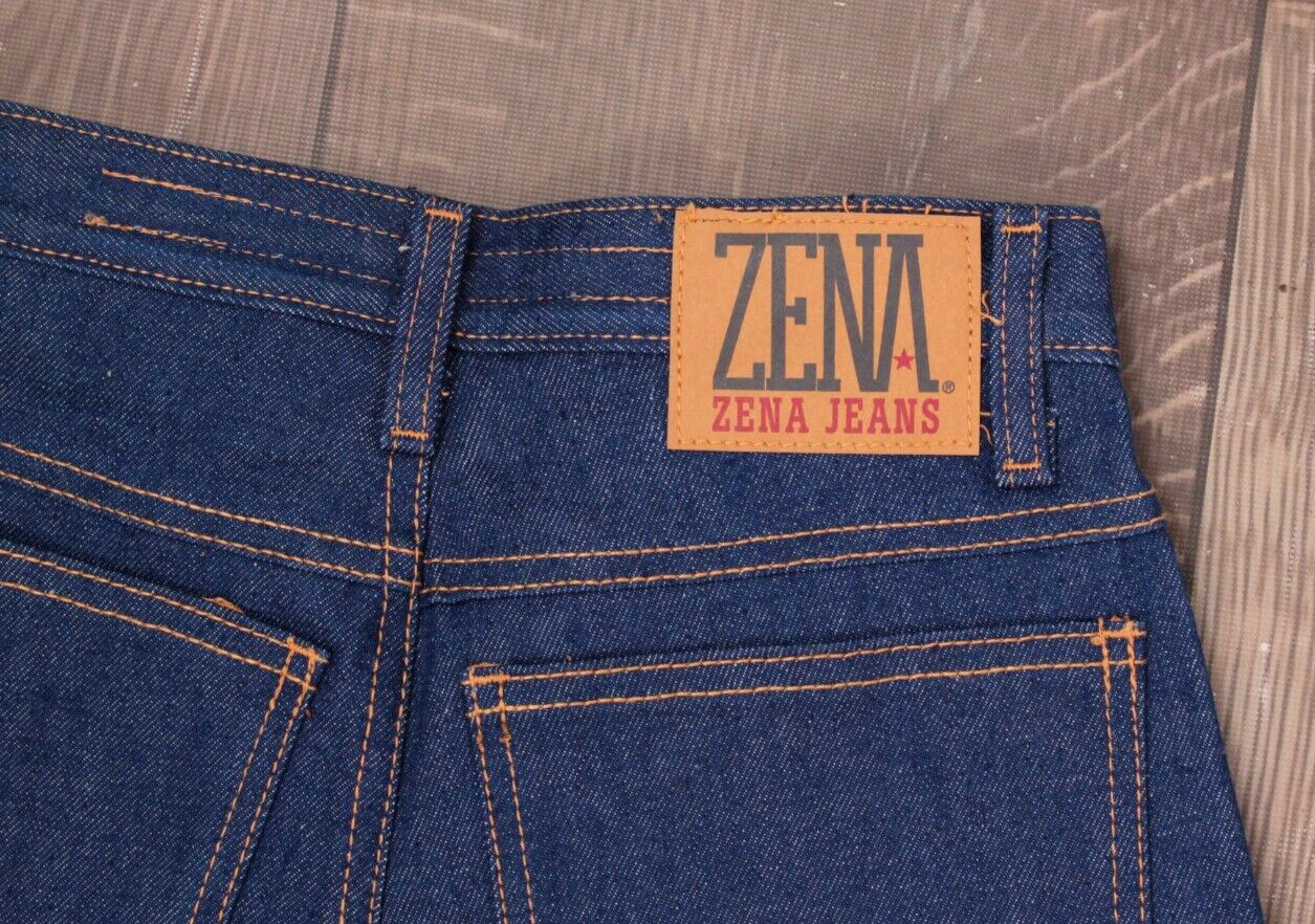 VTG Women’s 80s 90s NOS ZENA Jeans Sz 26″ 1980s 1990s Dark Wash High Waist