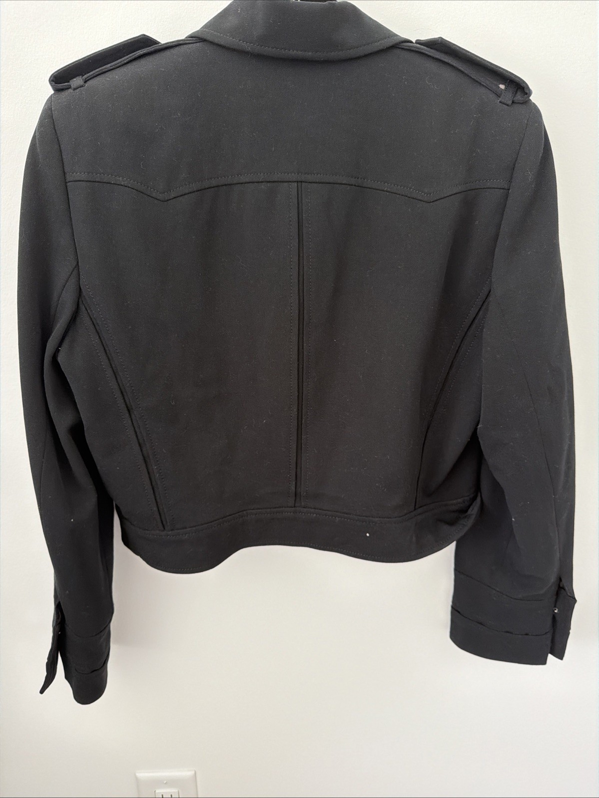 Spiegel Vintage Military Style Jacket Black Women’s Size 10 NWOT