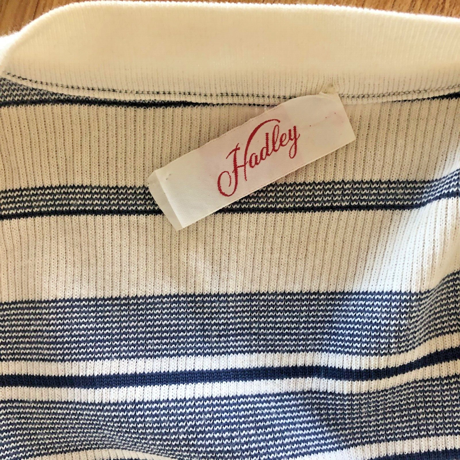 VTG Hadley Sweater Set 2pc Golf Breton Cardigan Sz 10 Country Club Quiet Luxury