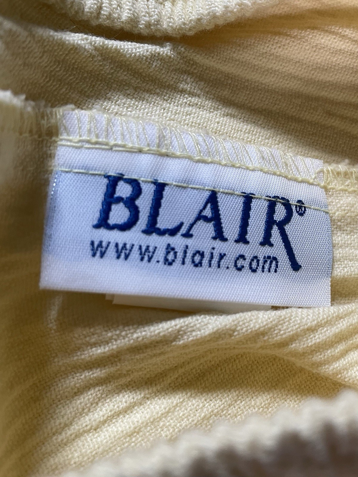 Blair Vintage Koolots Capri Pants Elastic Waist High Rise Wide Leg SZ 10 Yellow