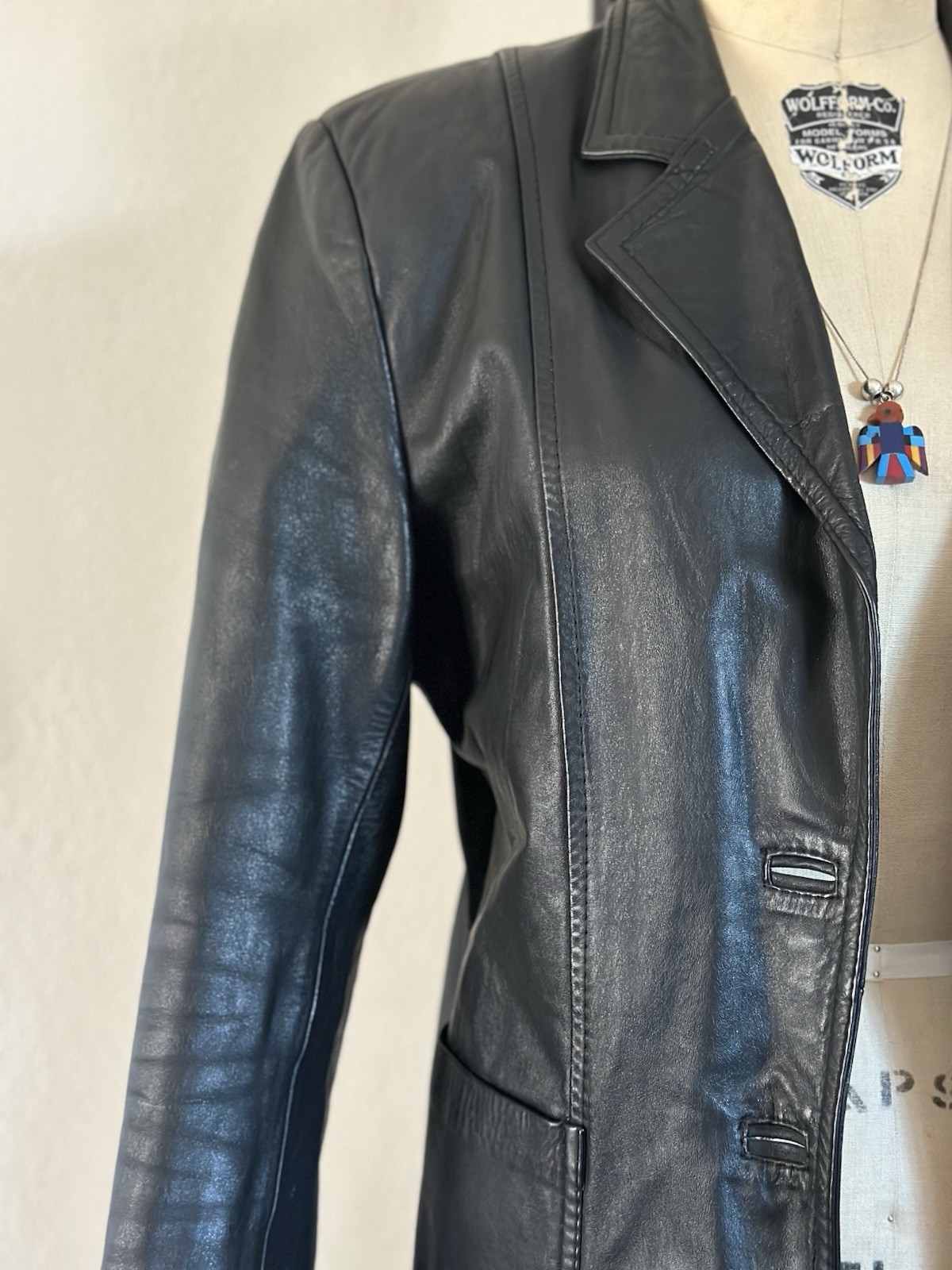 Vintage 80’s 90s Virgo’s Piel Mexican Leather Jacket Women’s