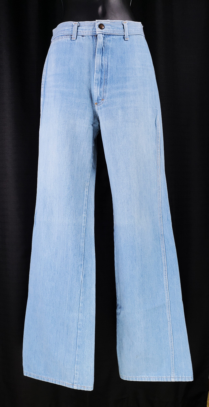 VTG 70’s Moody’s Goose Denim wide leg Jean high waist wide Bell inseam 32 wst 25