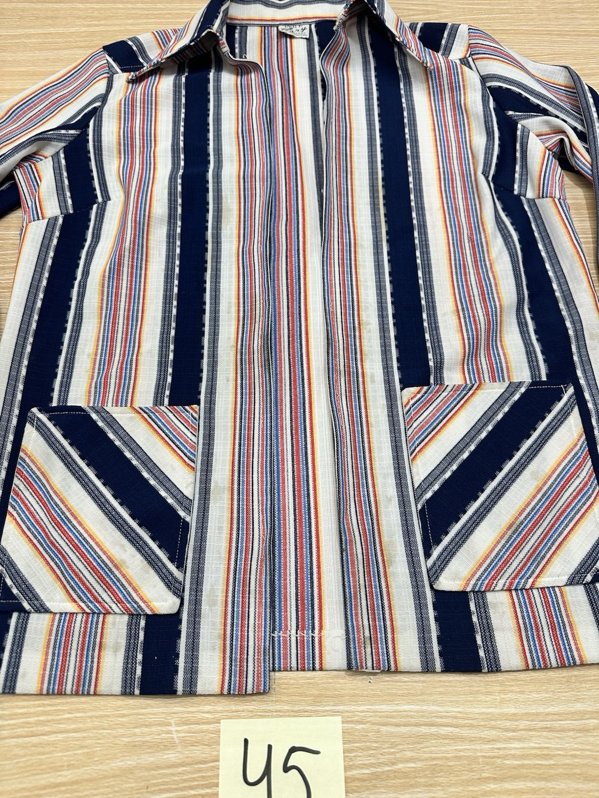 FLAWED! Vintage 1970s Styled By Terry Chicago Shirt Jacket Western Boho