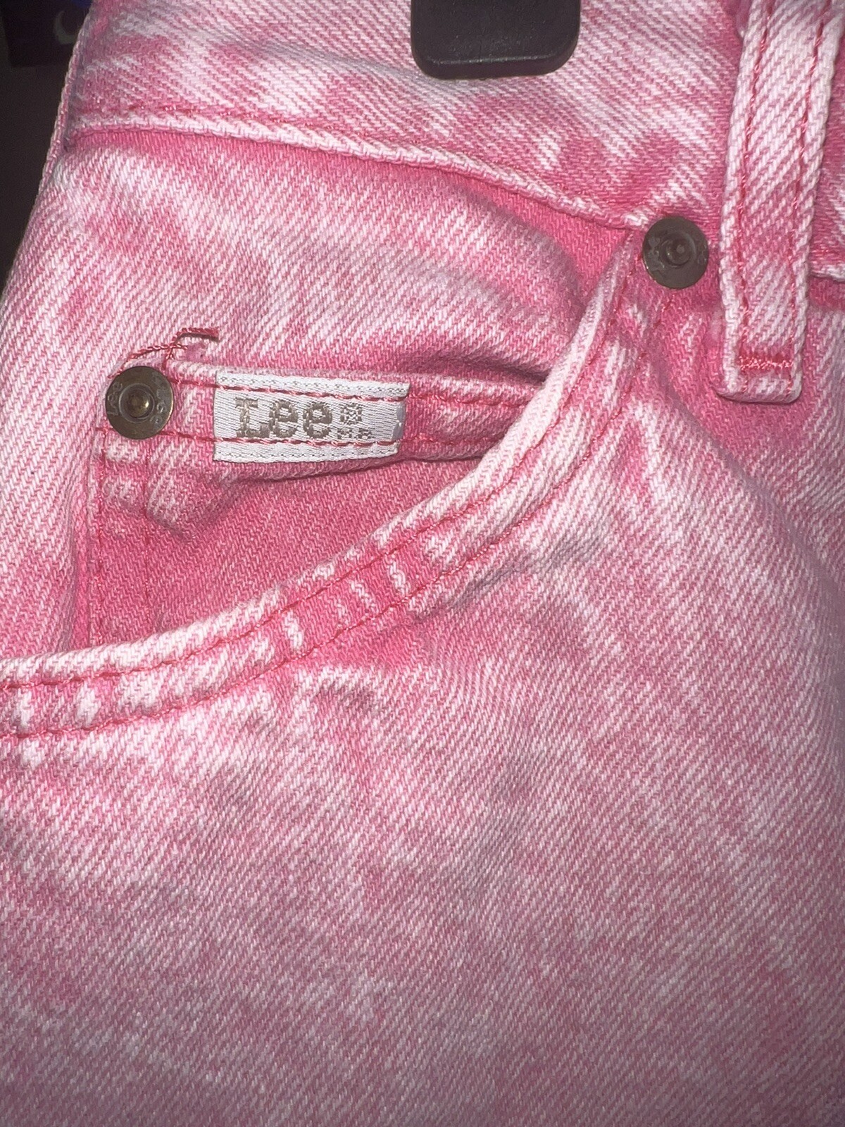 Lee Vintage Women’s Pink High Waisted Jeans – Size 12 M – Made in USA