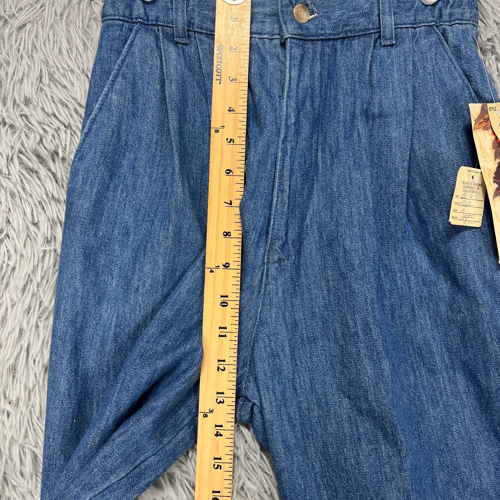 VIntage Dead Stock Gotcha Covered Mom Jeans Women’s 4 Pleated Tapered 80’s