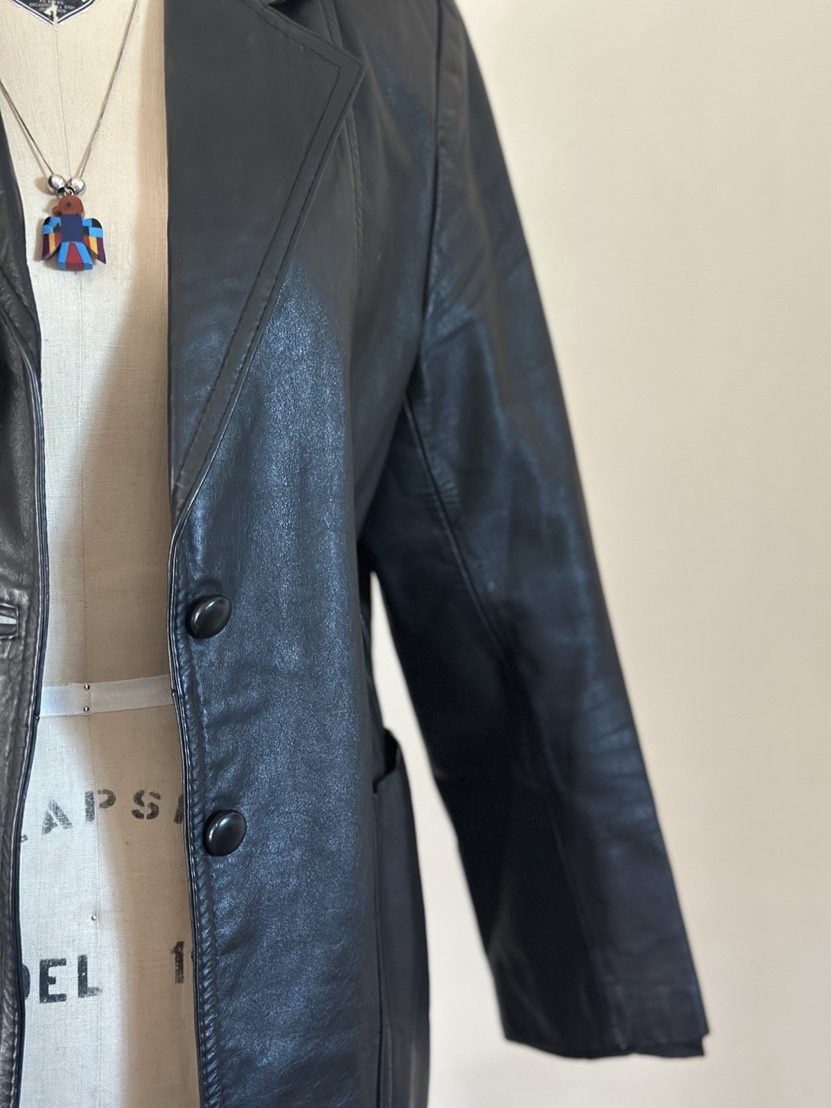 Vintage 80’s 90s Virgo’s Piel Mexican Leather Jacket Women’s