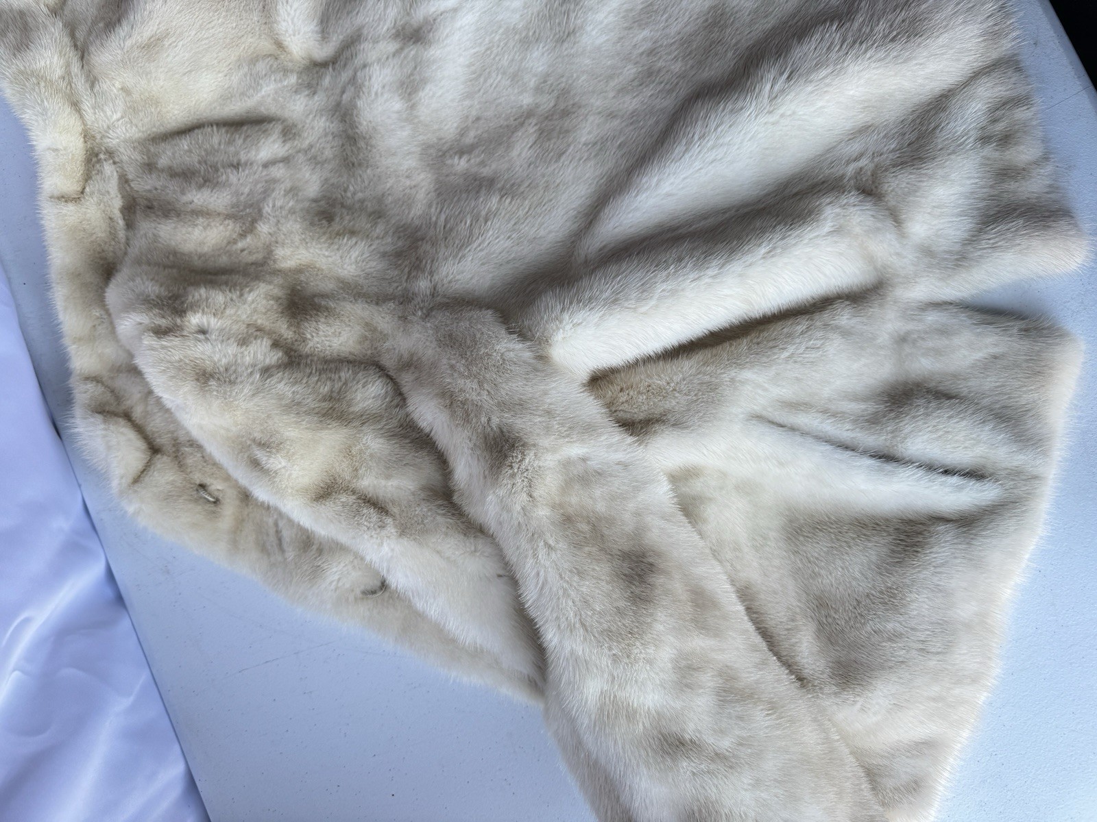 Vintage Evans Fur Coat Jacket Beige Soft Chic Chicago Paris Milan