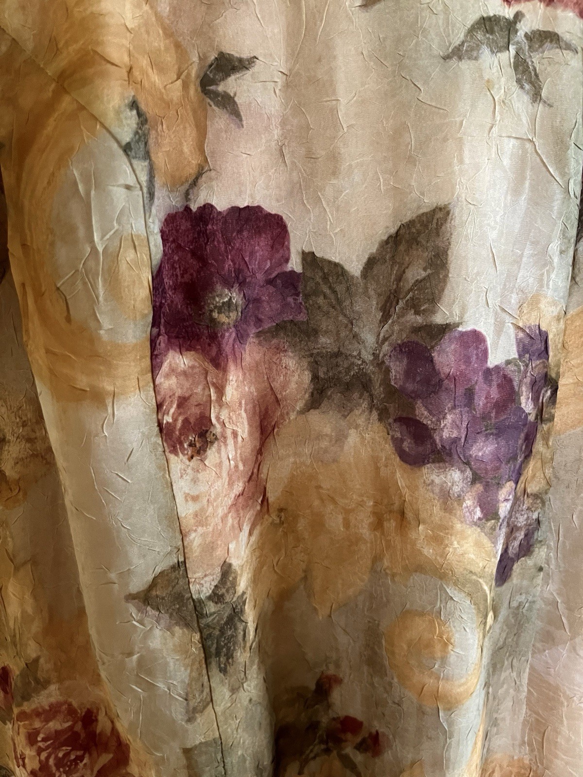 Virgo II Women’s Vintage Sheath Maxi Dress Size 14 Sleeveless Crepe Floral