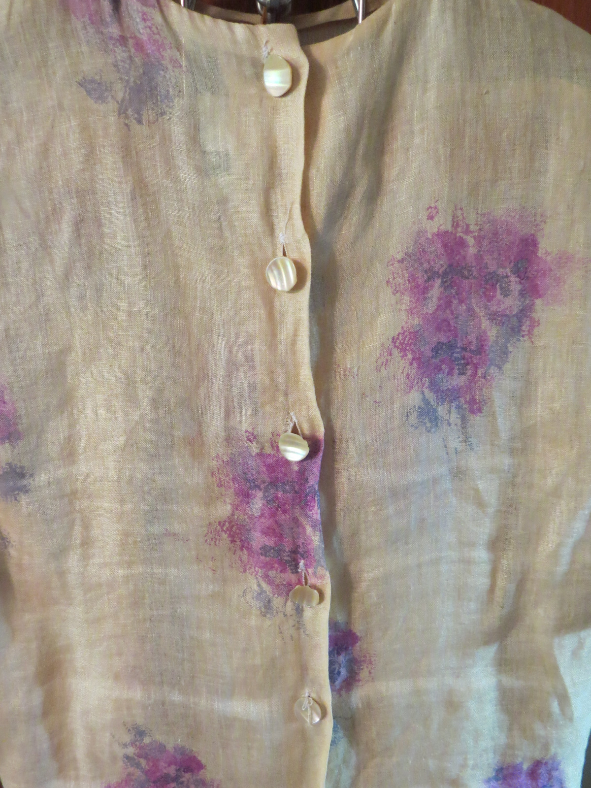 Vintage Hanae Mori Boutique 2 PIECE SZ 4 FINEST LINEN MONEY CAN BUY SEE DESCRIPT