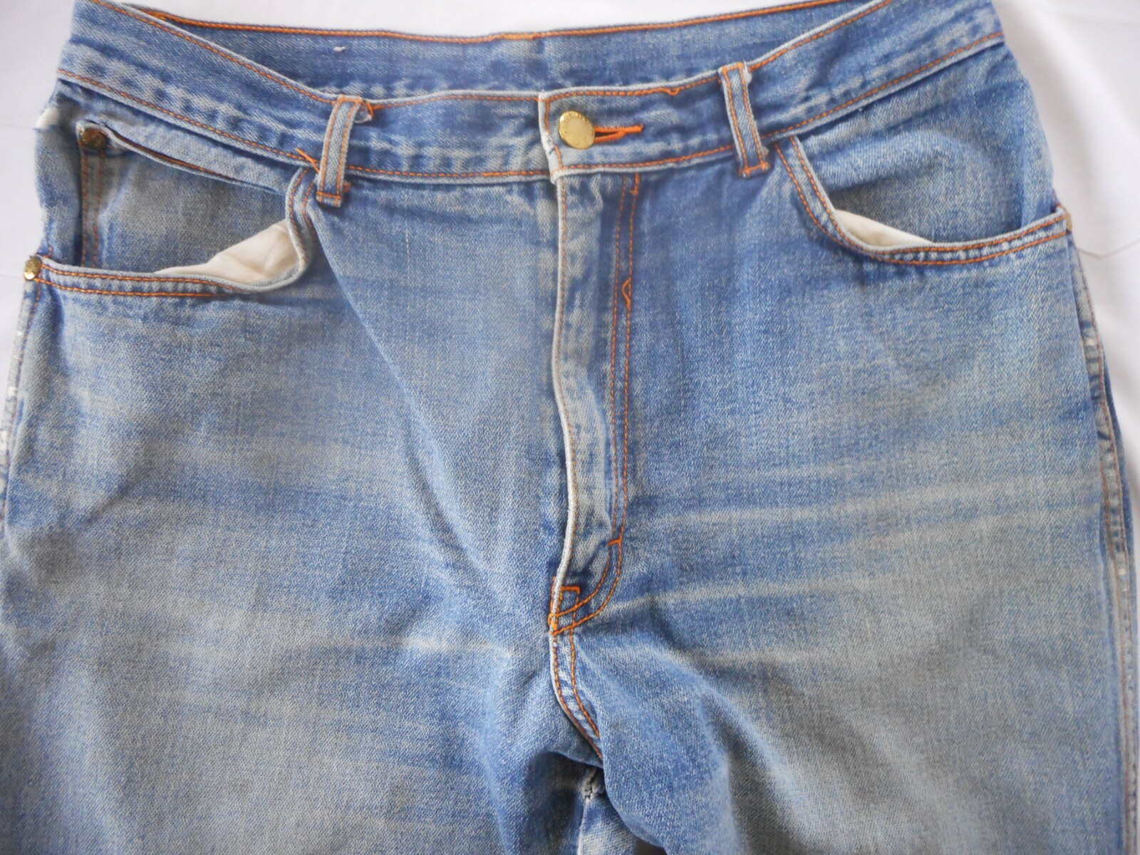 Gitano Vintage 1980’s Womens Jeans 13/14 Meas sz 30×29 Grunge VERY Worn Ripped