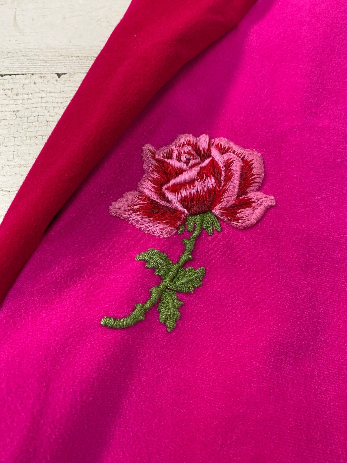 Vtg At Home Wear by Van Raalte House Coat Robe Velvety Feel Colorblock Sz 8
