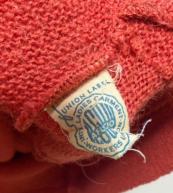 Vintage Church Original Union Made 1950’s Alpaca Cardigan Sweater Unisex L