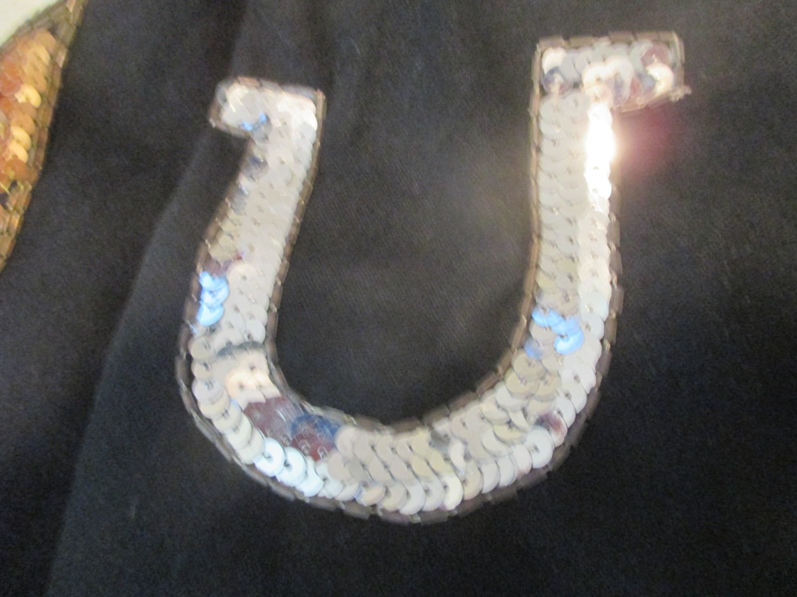 VTG MODI DENIM SEQUIN WESTERN HORSE HORSESHOES EQUESTRIAN WOMENS JACKET SML 6-8