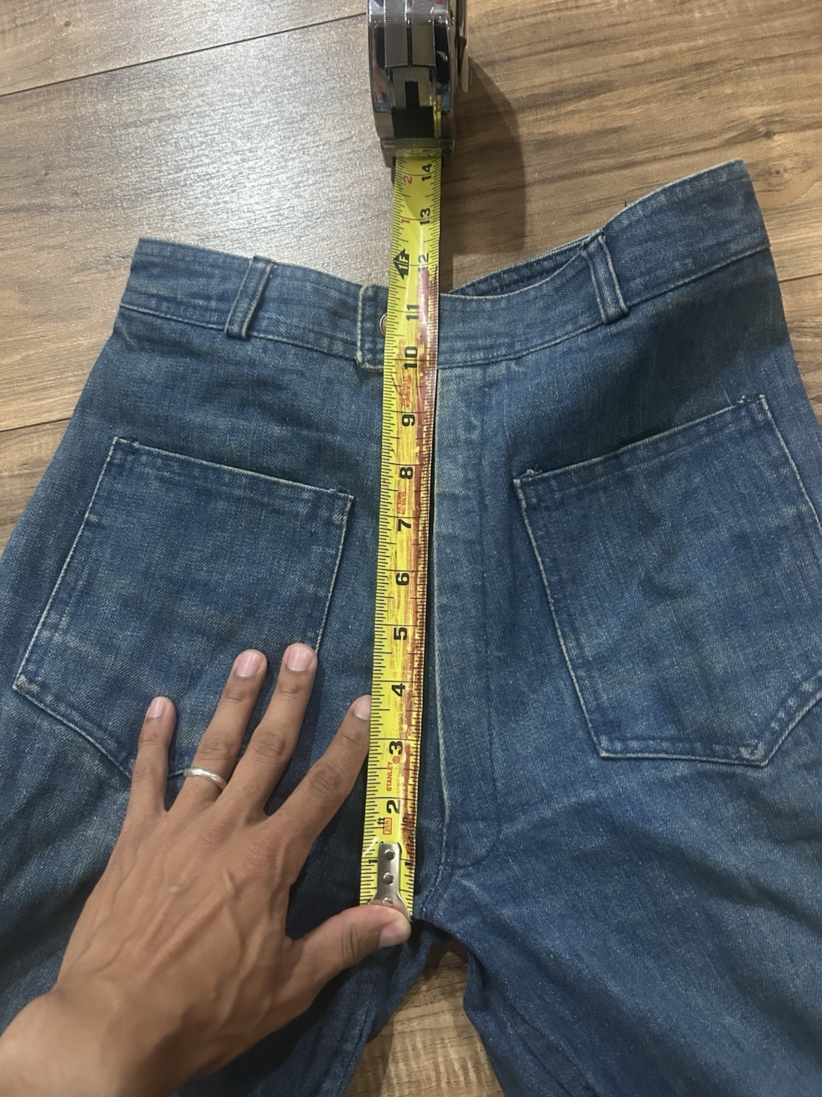 13 Star USN Waves Denim Trousers WWII 1950s Size 25”x29” Military Denim Army USA