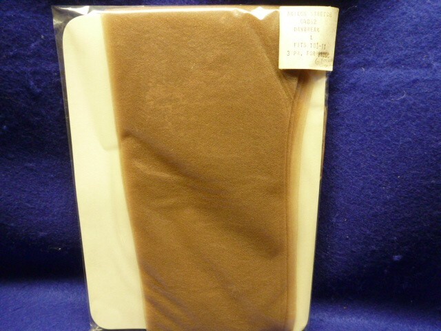 New 3 pair Nylon Irregulars Stockings Hose Seamless Stretch Agilon RN14596 10 ½