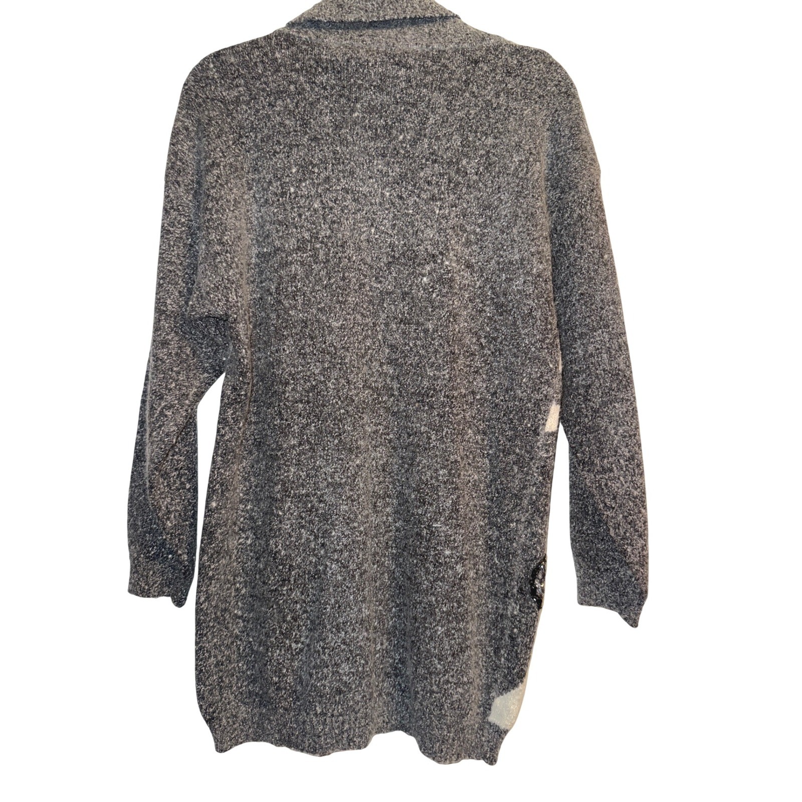 Vintage 90s I.B. Diffusion Angora Blend Embellished Turtleneck Sweater