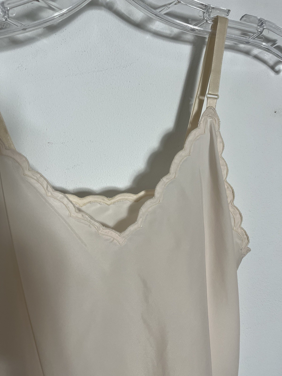 VTG Cotton & Satin Pink Camisole Top & Long Tiered Slip & Long Navy Satin Skirt