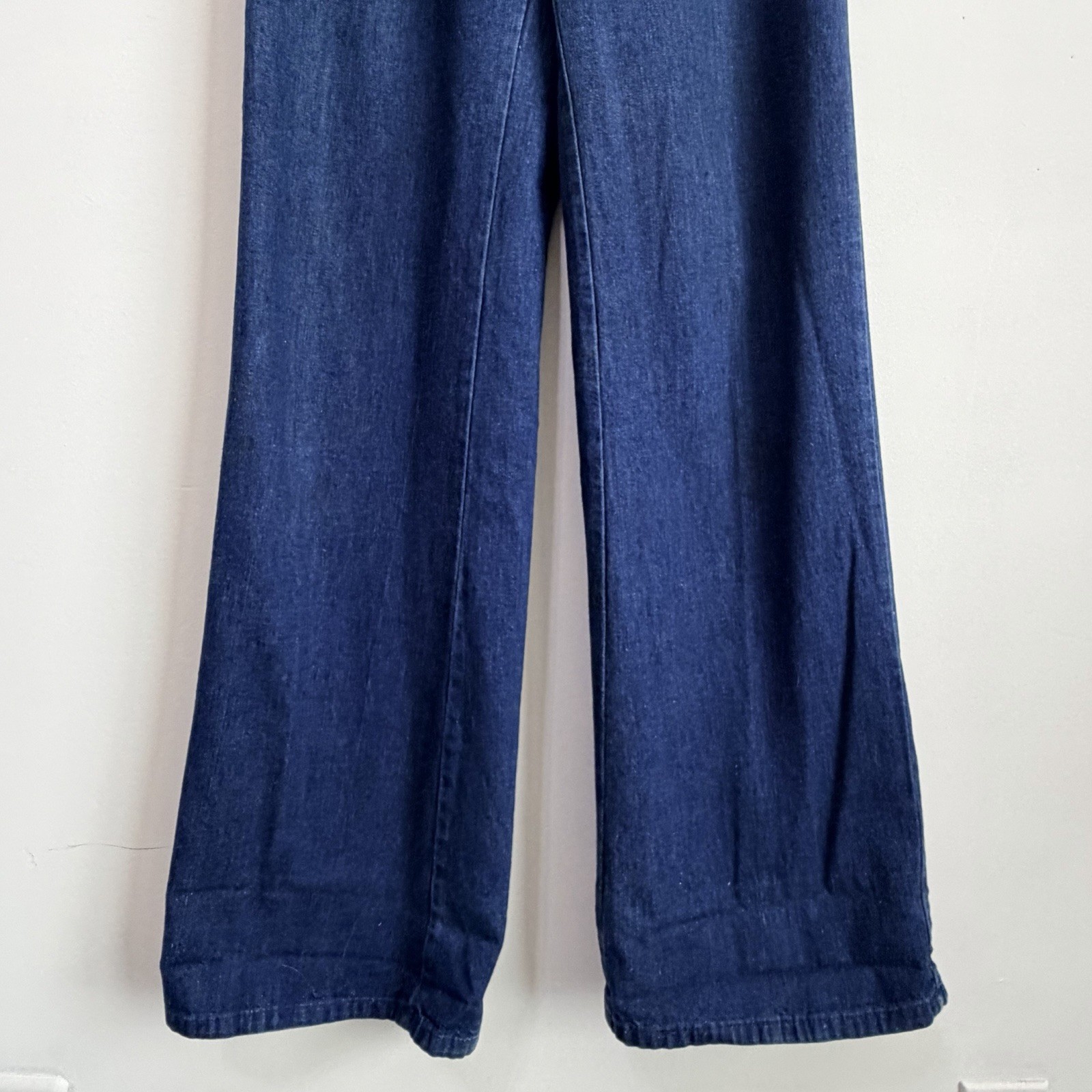 Rumble Seats Rainbow Overalls VINTAGE Size 2 27×34 Tall Denim Retro Festival