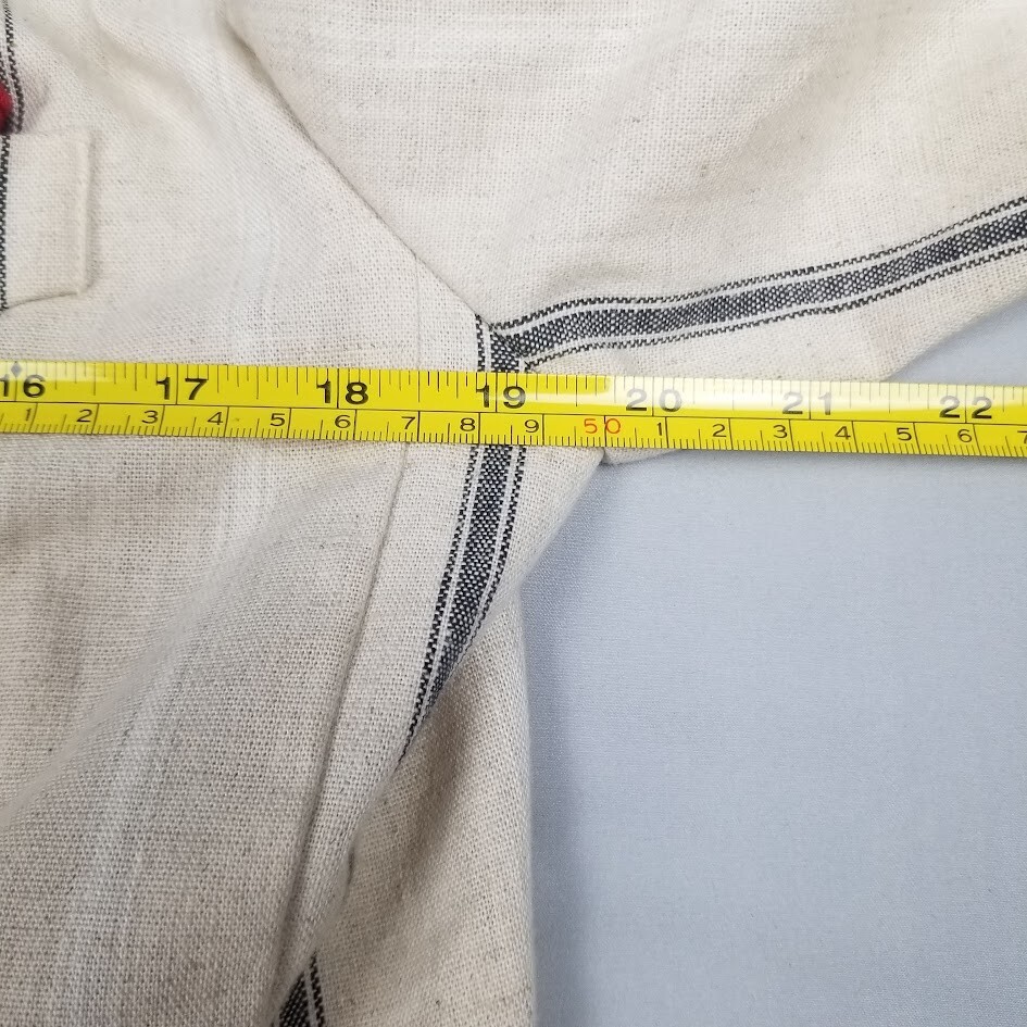 Vtg Leslie Fay Suit Blazer Size 10 Cotton Linen Blend 80s Career Cottage Retro
