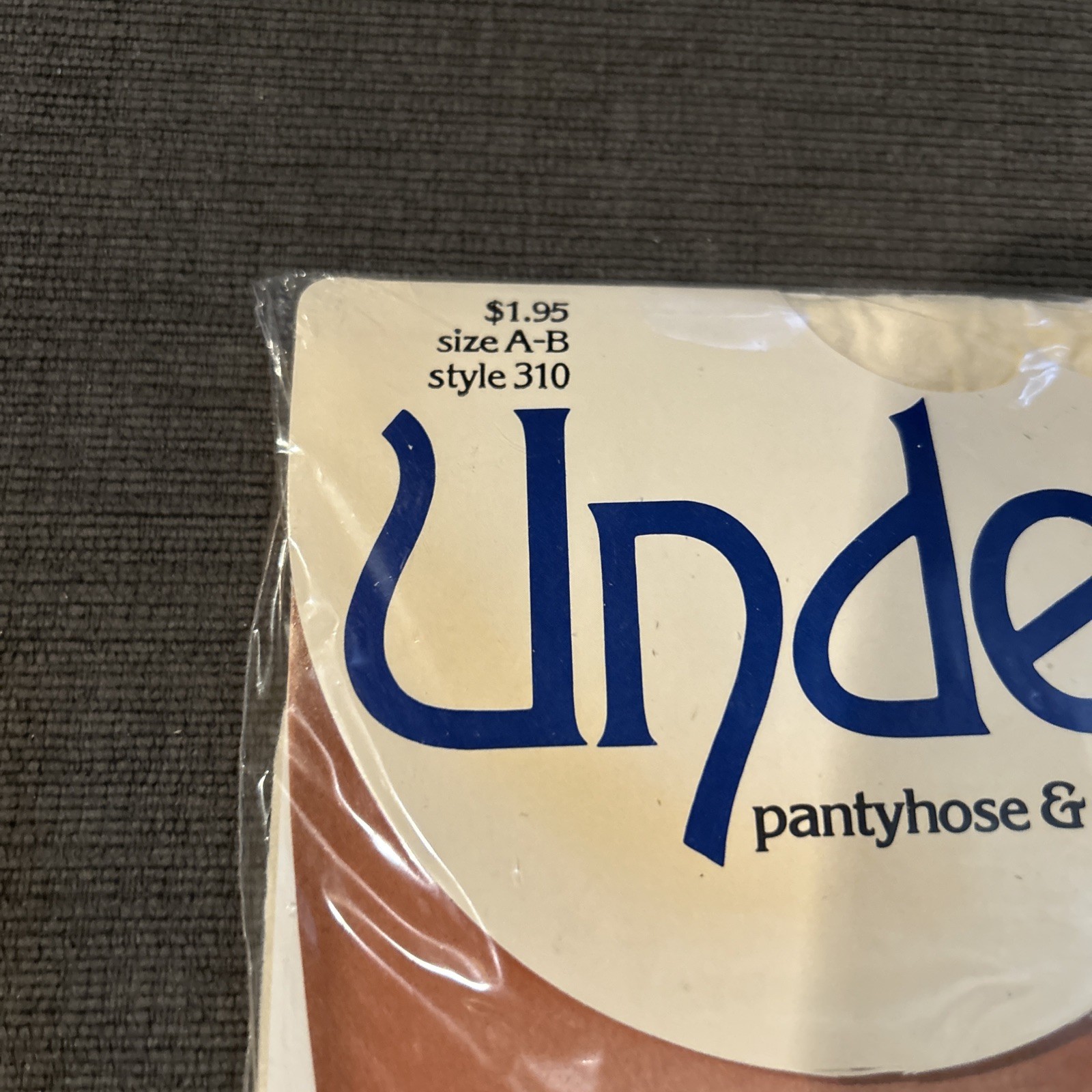 Vintage Underalls Pantyhose Size A-B Beige/suntan 1976 Style 310 NEW Lot Of 2