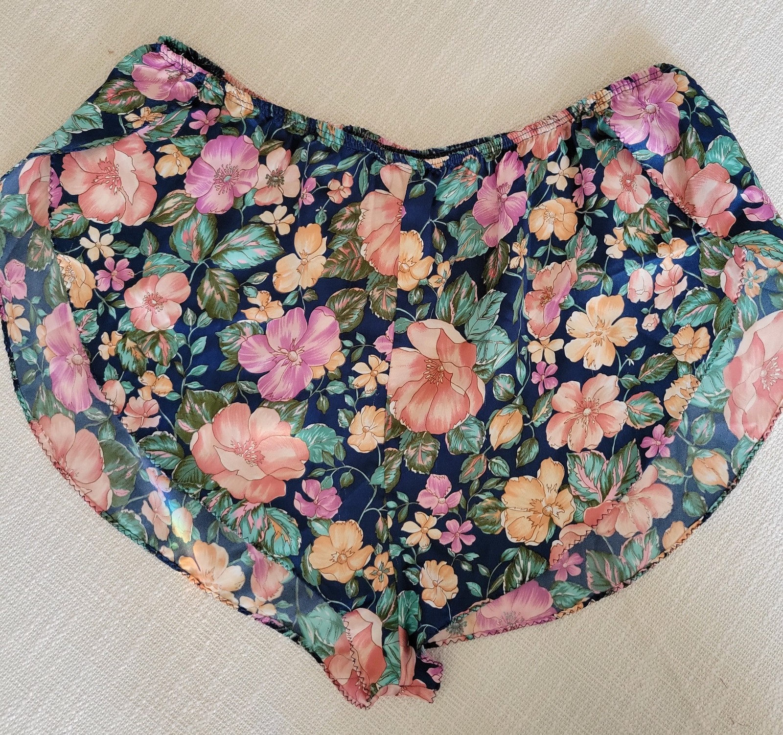 VTG California Dynasty Satin – Cami-Shorts -Resortwear-Travel Athleisure