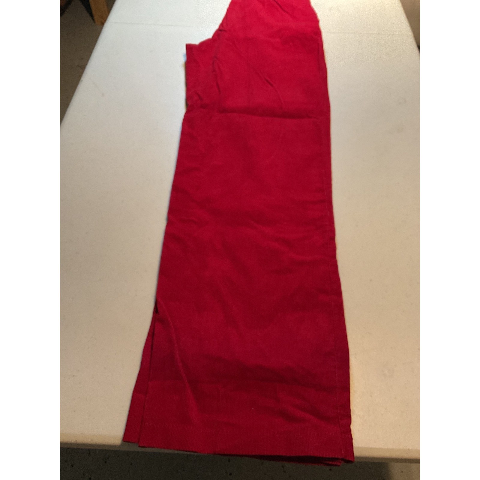 Vintage Jenanns by McCain Red Corduroy Pants High Waisted Size 13/14
