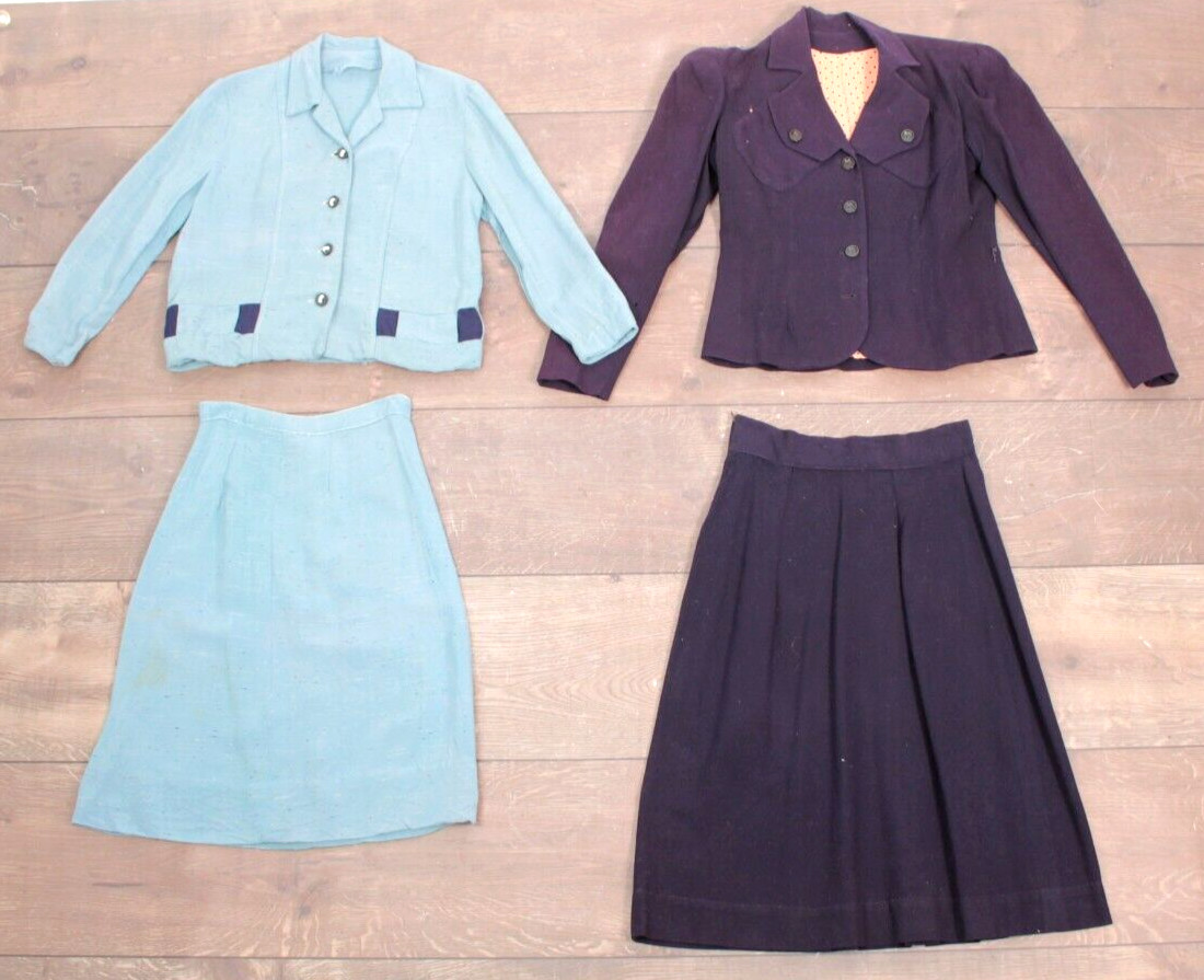 VTG Lot of 18 40s 50s AS IS Suits & Blazers Assorted Sizes & Colors 1940s 1950s