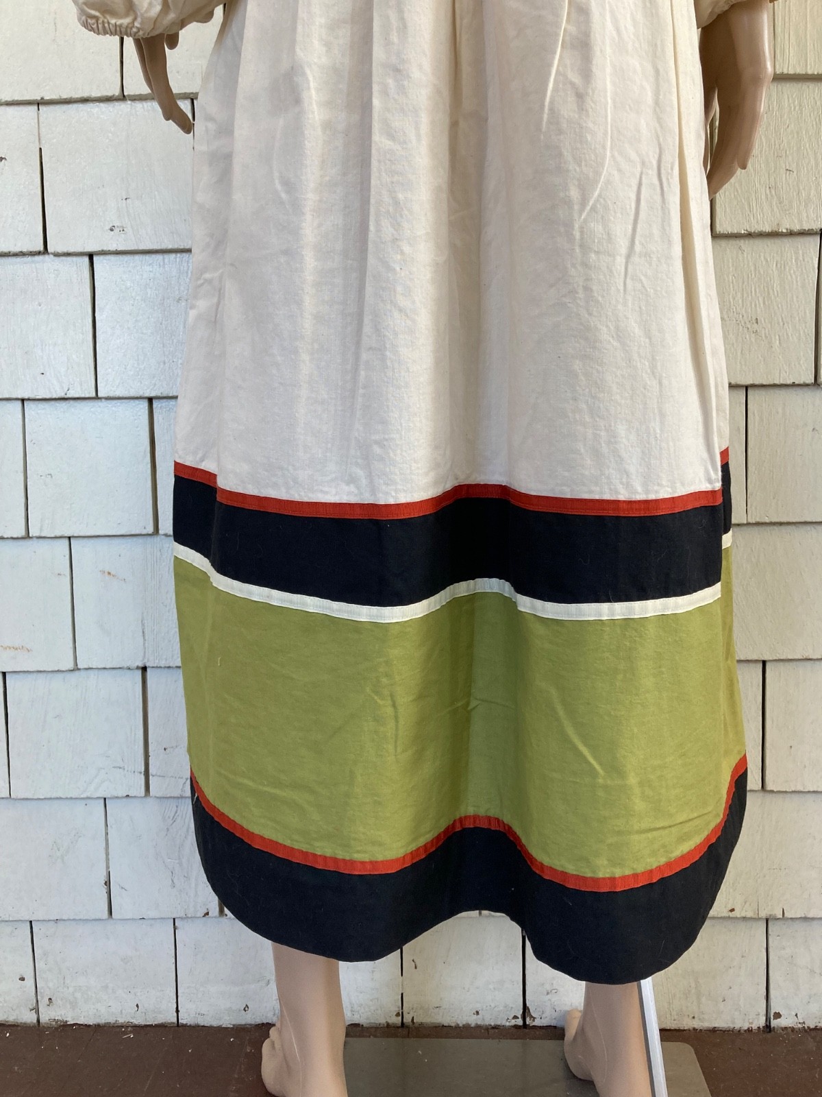 Vintage Festive Cottagecore 1970s Krist Gudnason California Dress Size Small