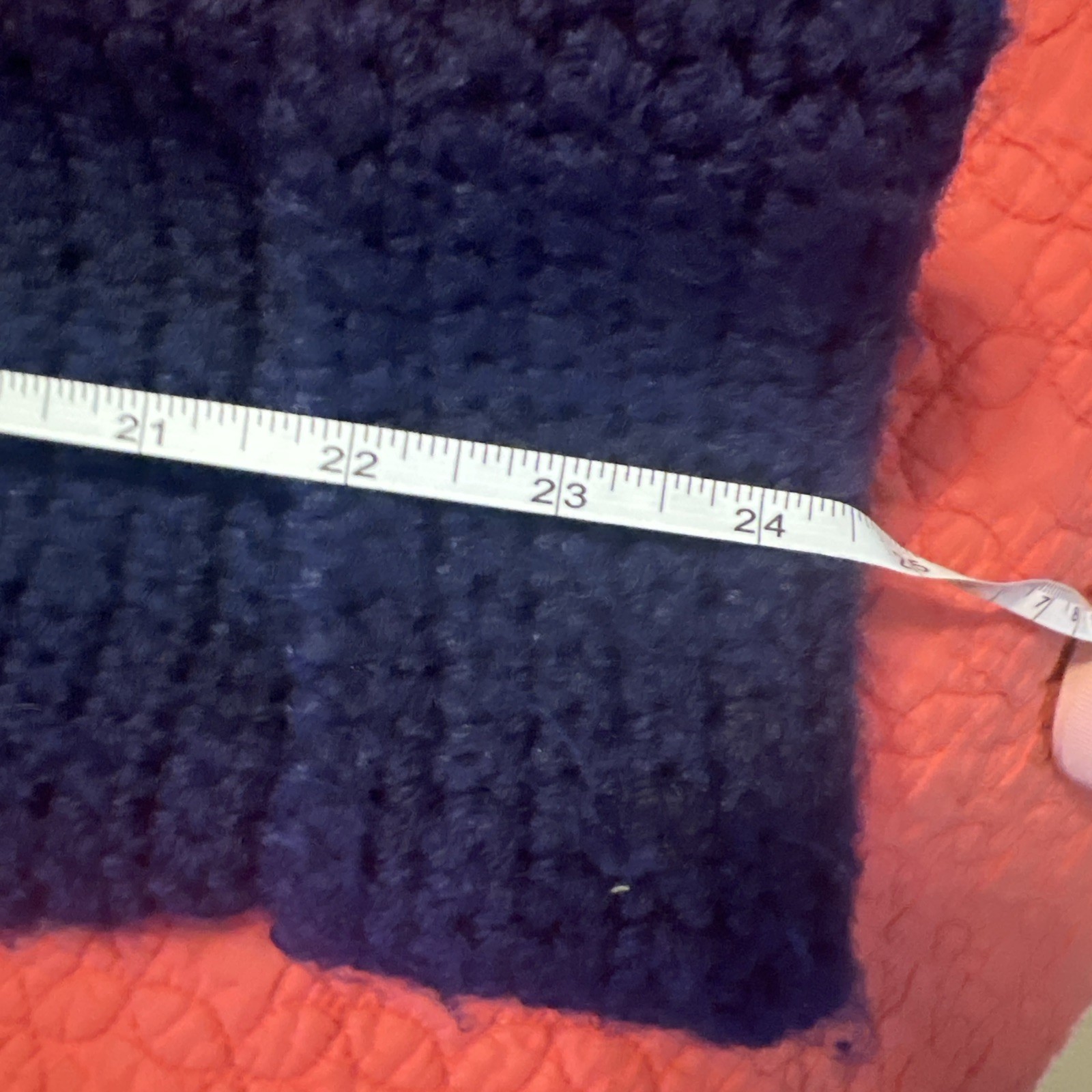 Vintage Hand knit Sailor Nautical Sweater Women’s Blue 100% Wool 1970’s
