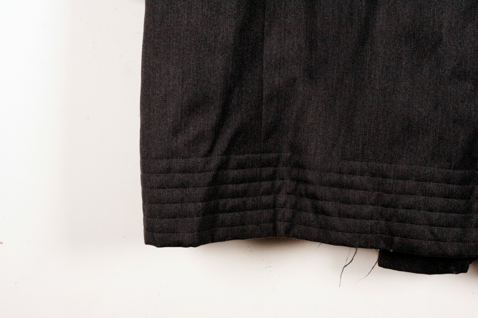 Balenciaga Dark Gray Opera Style Wool France Coat 50 Le Dix Paris Vintage