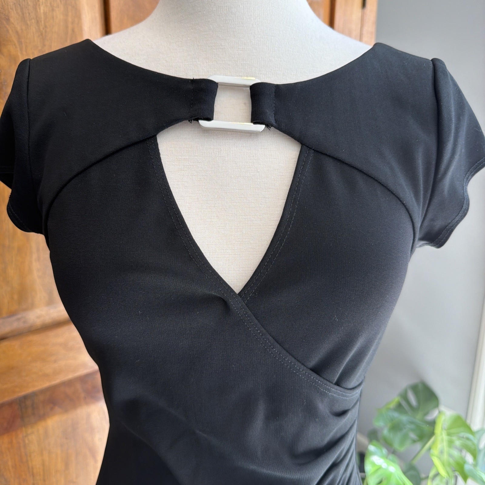 Vintage 1990s Cache Little Black Dress Size 4