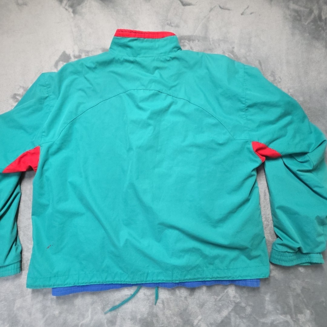 Vintage Adidas 1/2 Zip 80’s 90’s Turquoise Purple Red Big Logo Y2K Street…