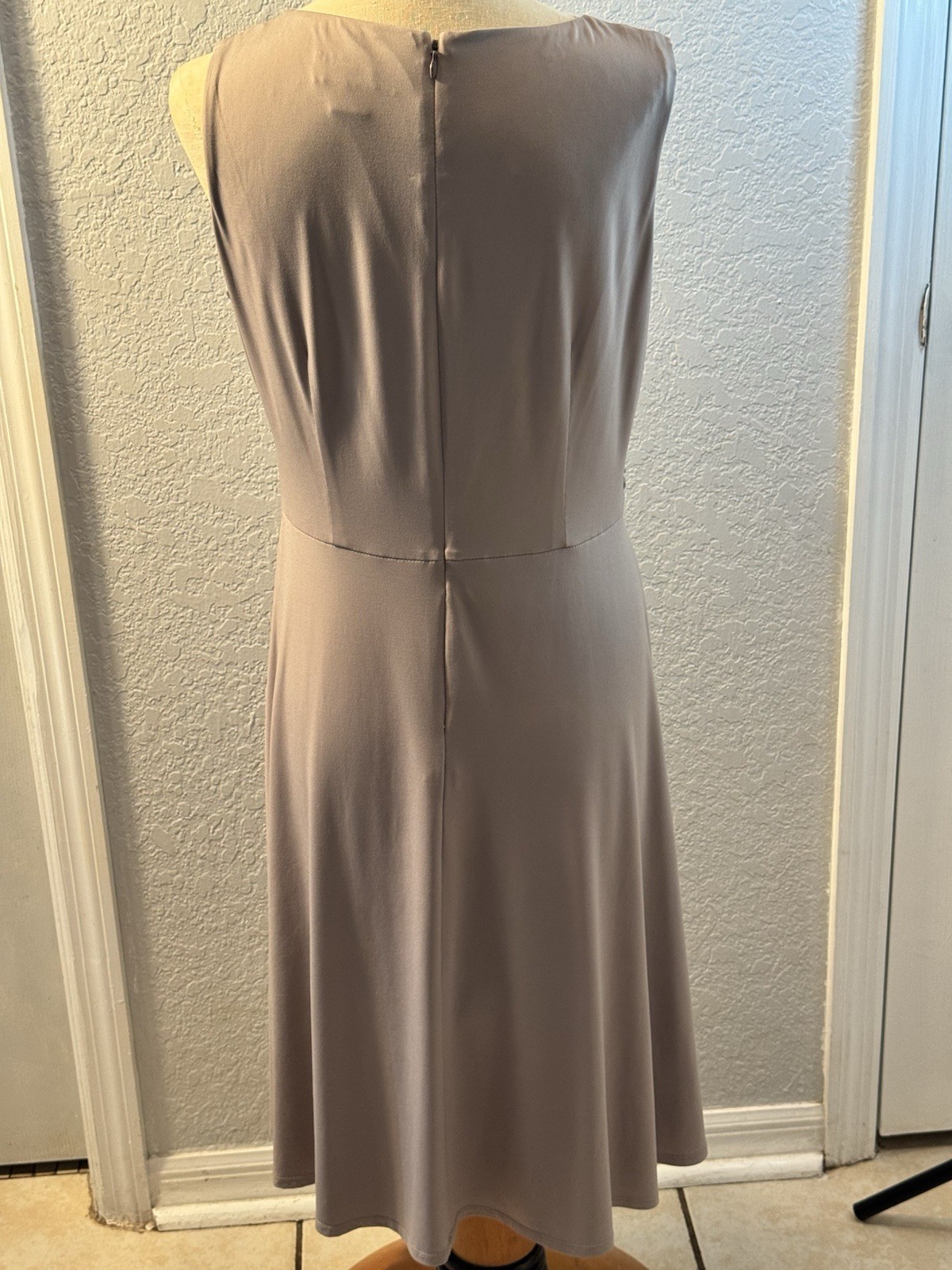 Jessica Howard 12p Mother of the Bride Jacket Dress Set Mauve Tweed Sparkle Midi