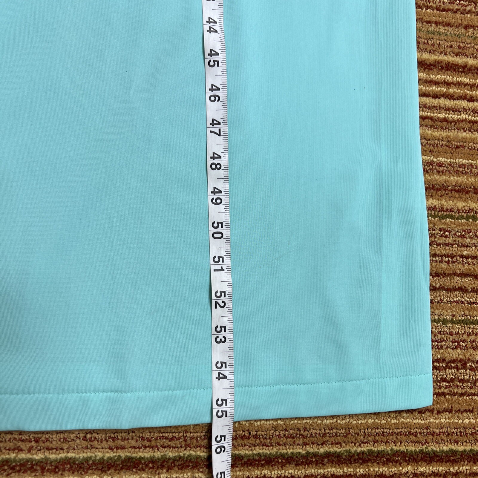 VTG Montgomery Ward Women’s Medium Mint Green Sheer Long Robe Buttons Pocket NWT