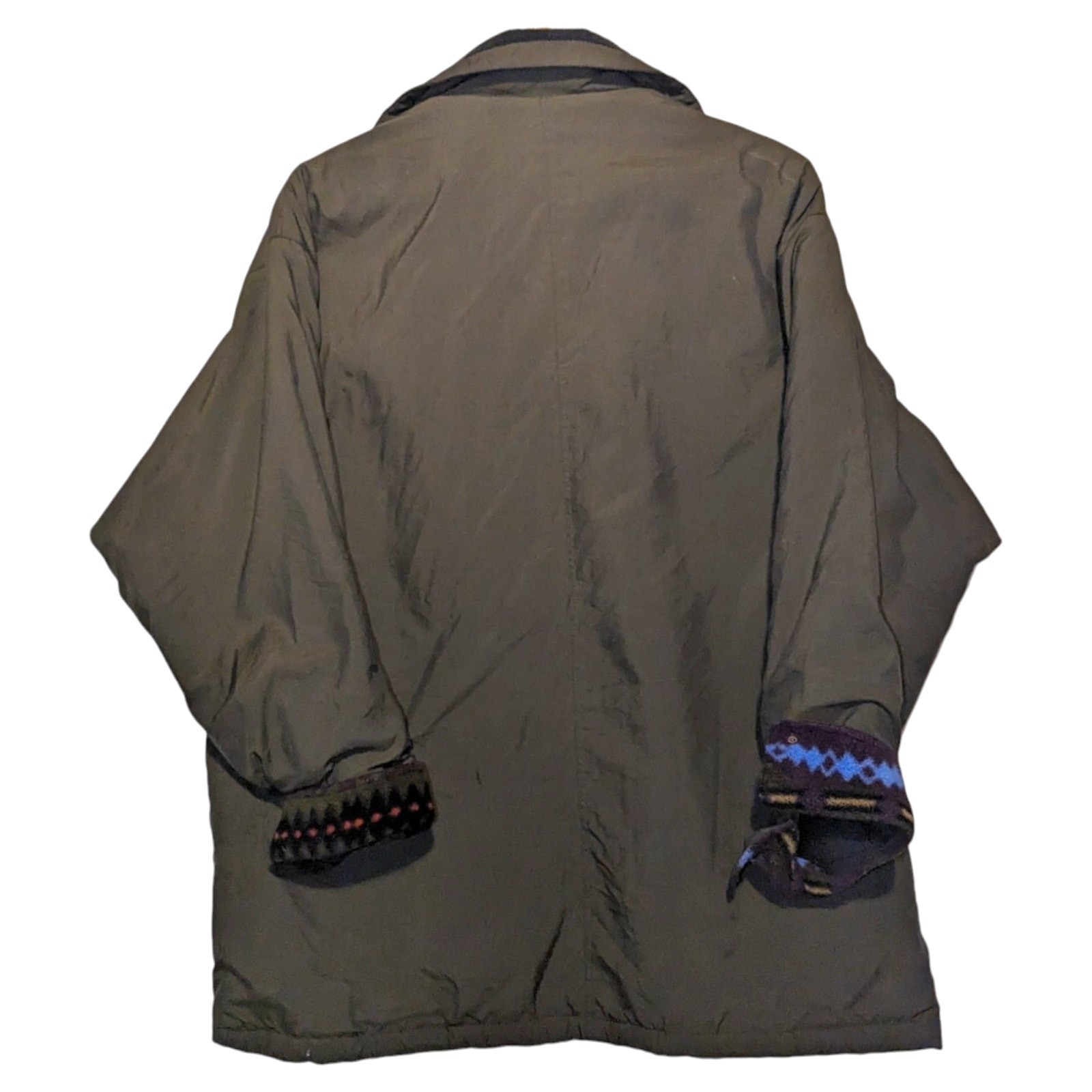 Vintage Women’s Aztec Fleece Lined Patagoina lightweight chore / barn jacket
