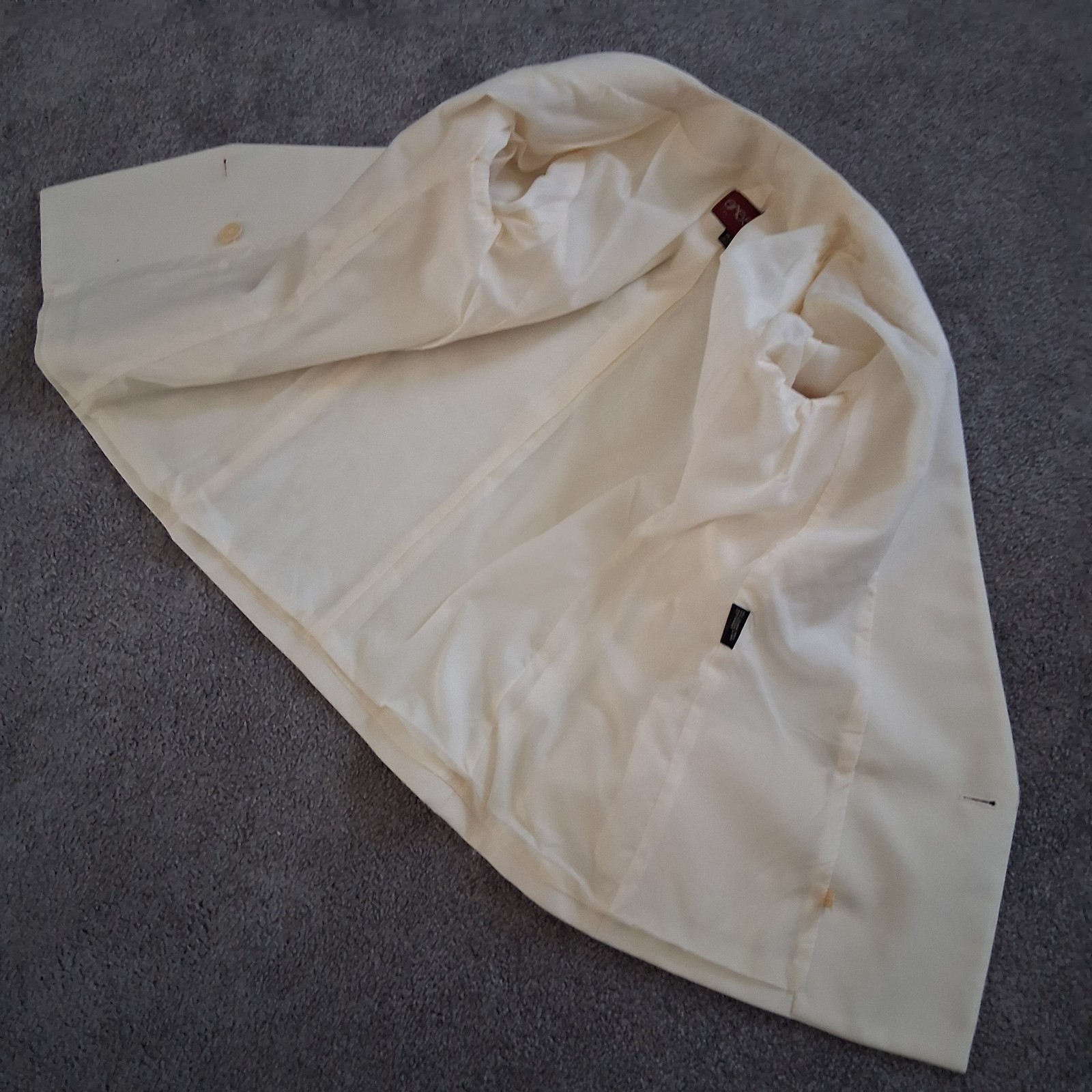 VTG Sasson Women’s Cream/Off-White Skirt Suit Outfit Size 10/11 Lined
