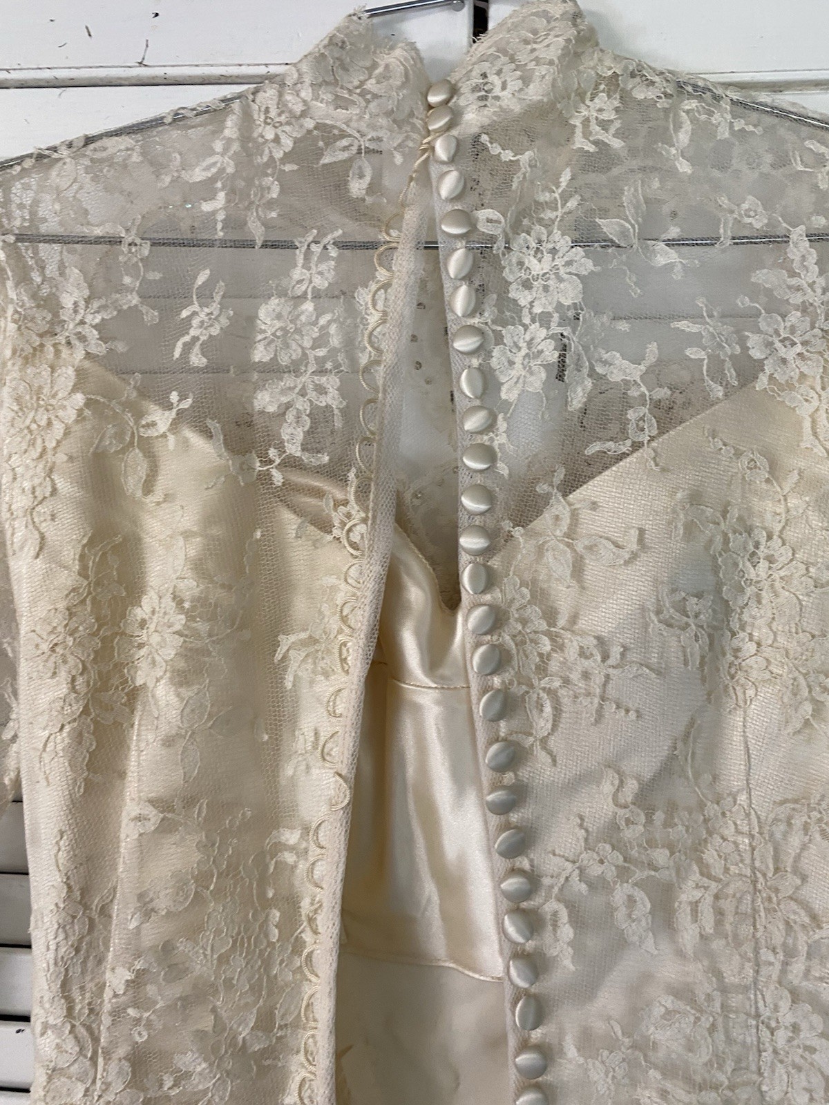1950’s Tea Length Floral Lace DESIGNER Rockabilly WEDDING PARTY DRESS