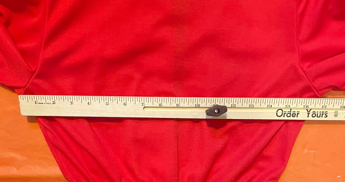 Tabby of California Dress Women Size 8P (Small) Red Black Belted Vintage 80s