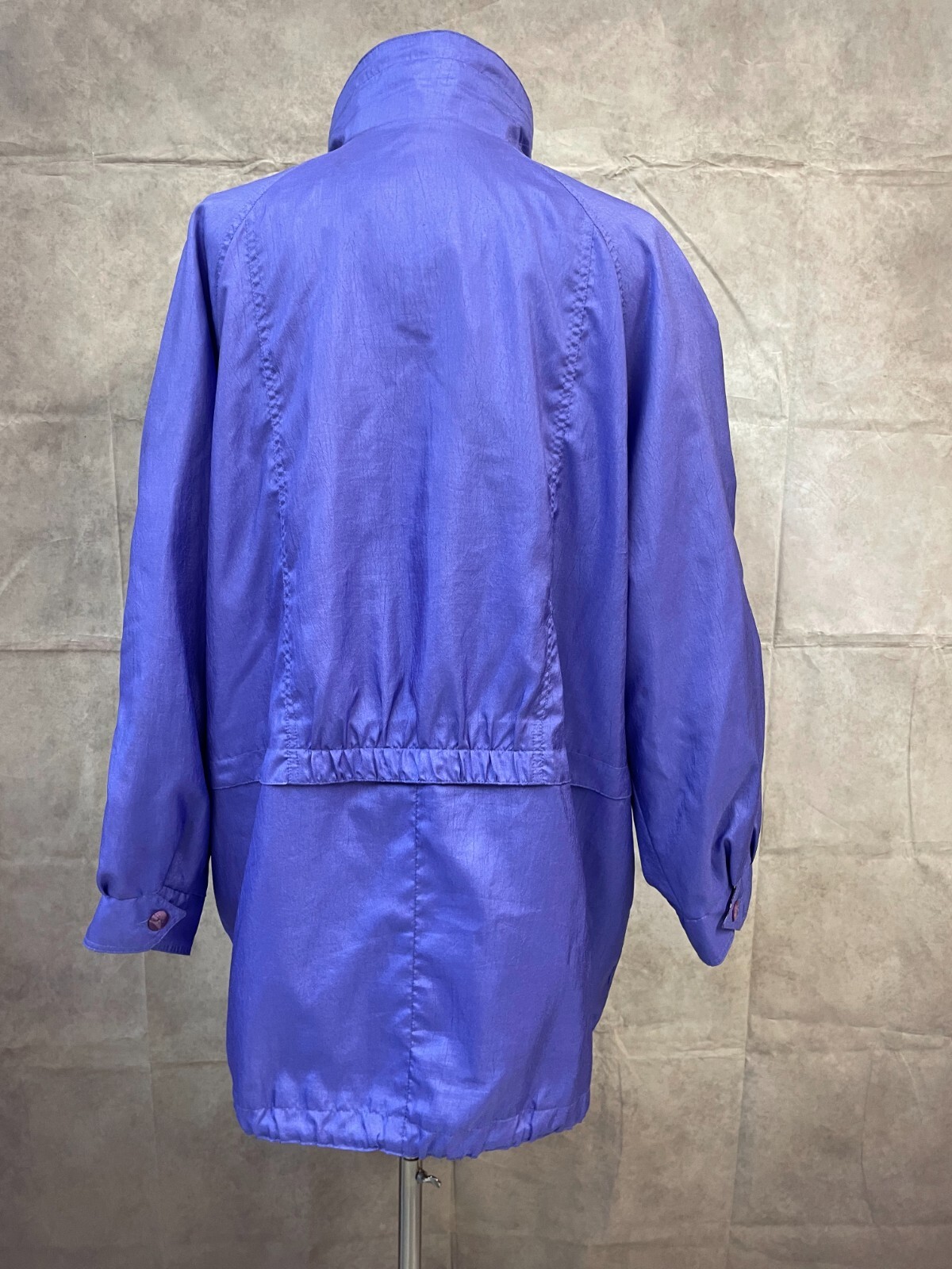 Current Seen Vintage Women’s Violet Button Front Windbreaker Jacket Size 20W