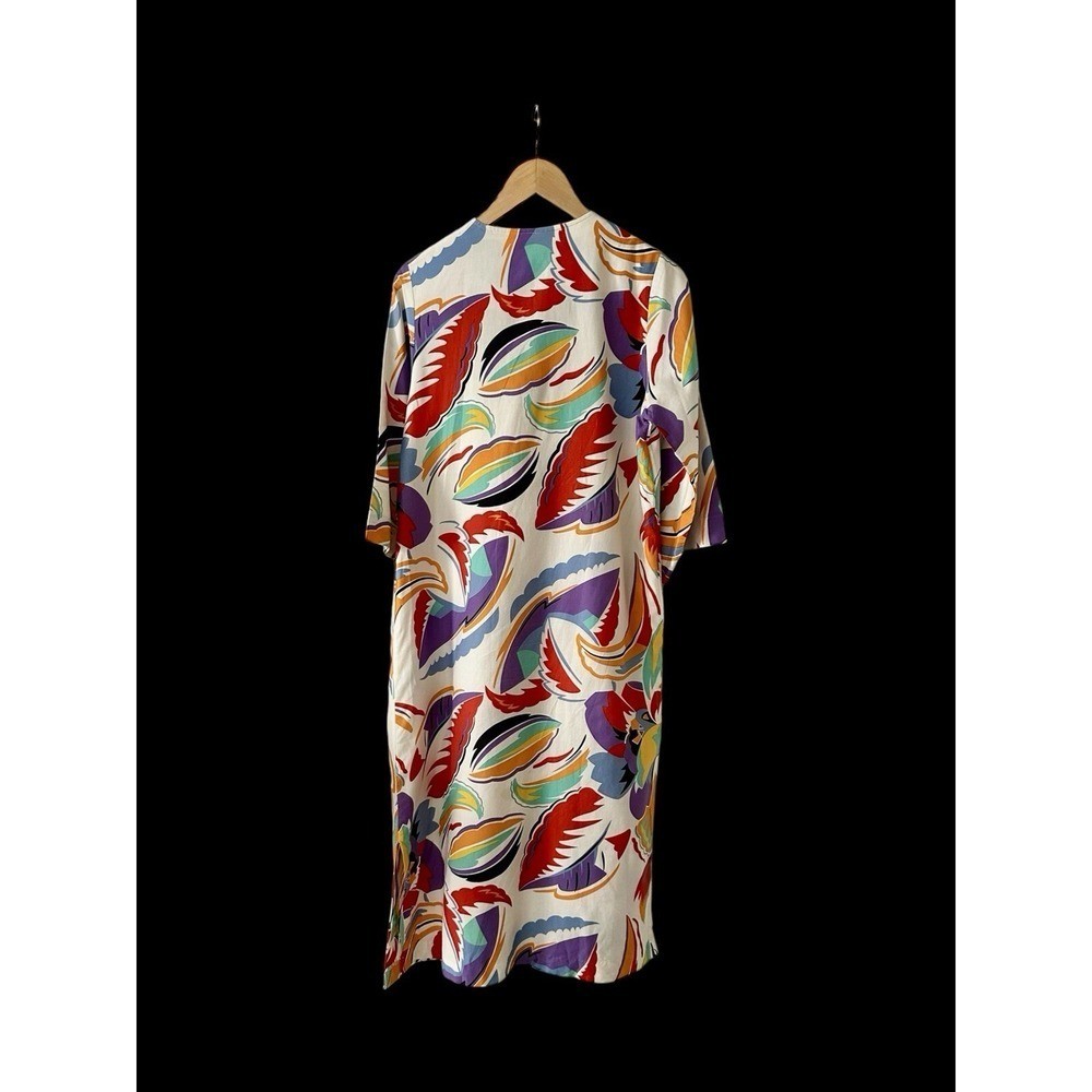 Vintage 80’s Neiman Marcus Tori Richard Dress Sz 8/9 Bohemian Floral Pattern