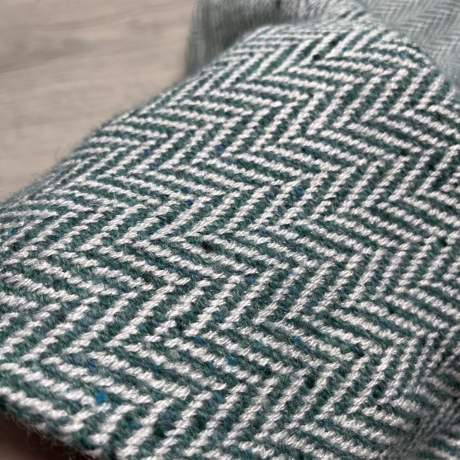 Vintage 1970’s COURREGES Paris Green Wool A Line Skirt