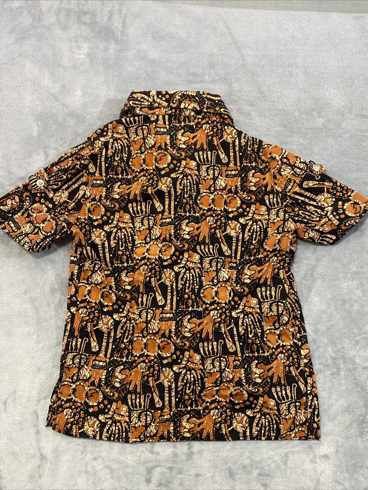Vintage 70’s Irene Kasmer Button Down Shirt, Blouse Retro Women’s Sz S