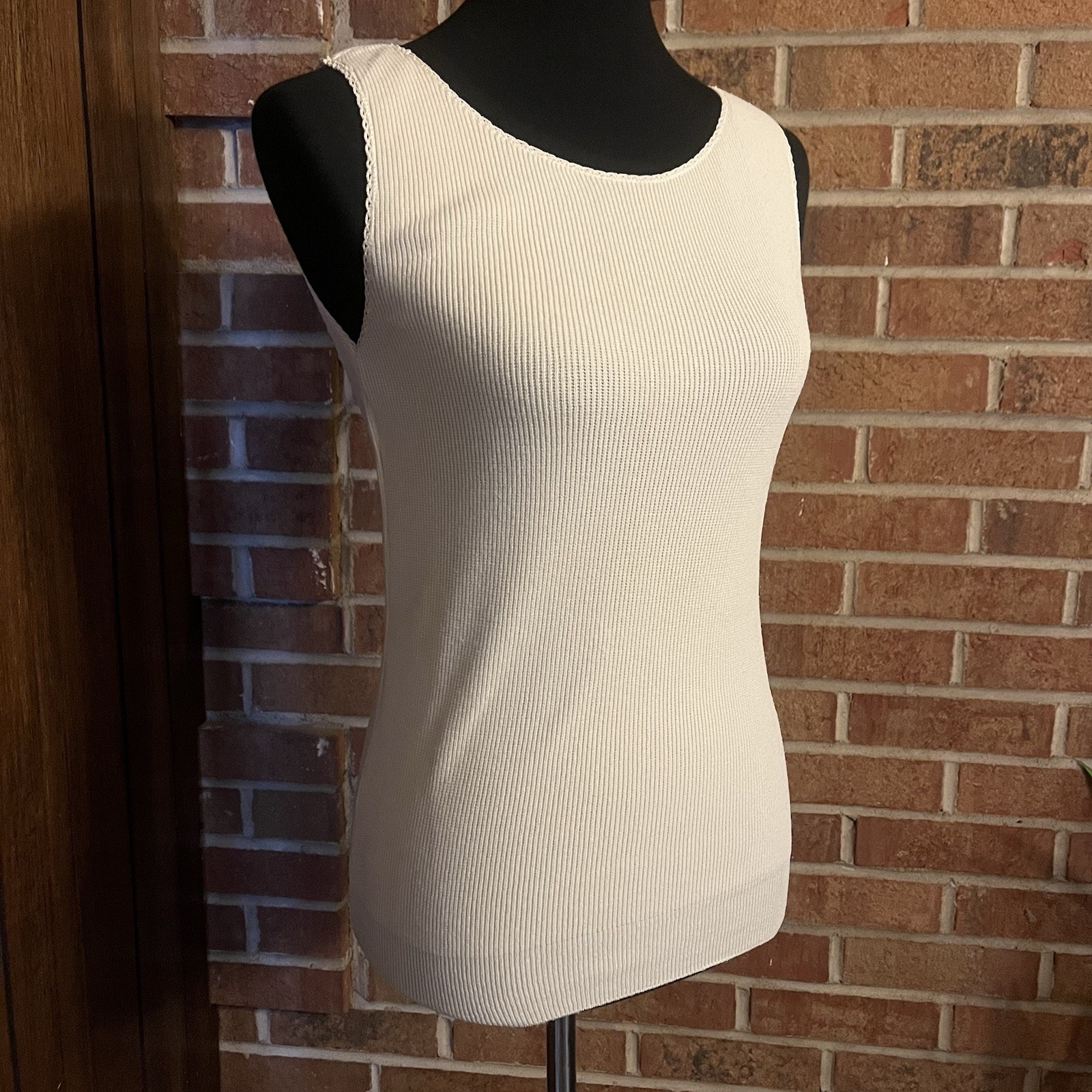 Vintage 70’s Designers Originals Women S Action Knit Antron Nylon Tank Top USA