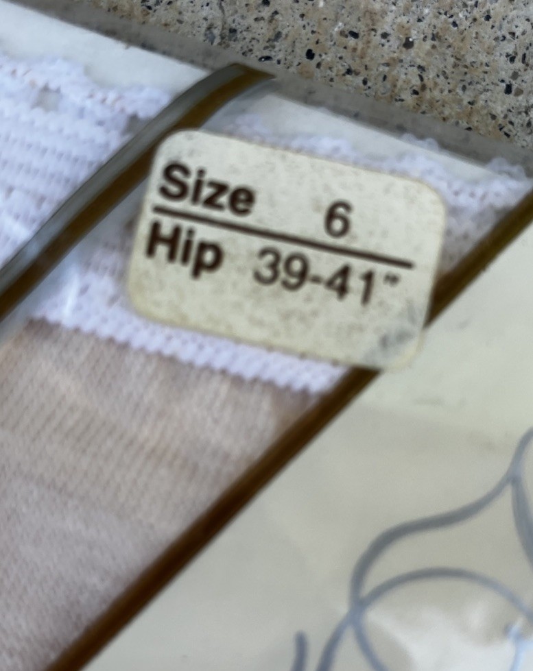 VTG Lot 3 1982 Jockey for Her Cotton Briefs Size 6 39-41 Pink in Original Pkg