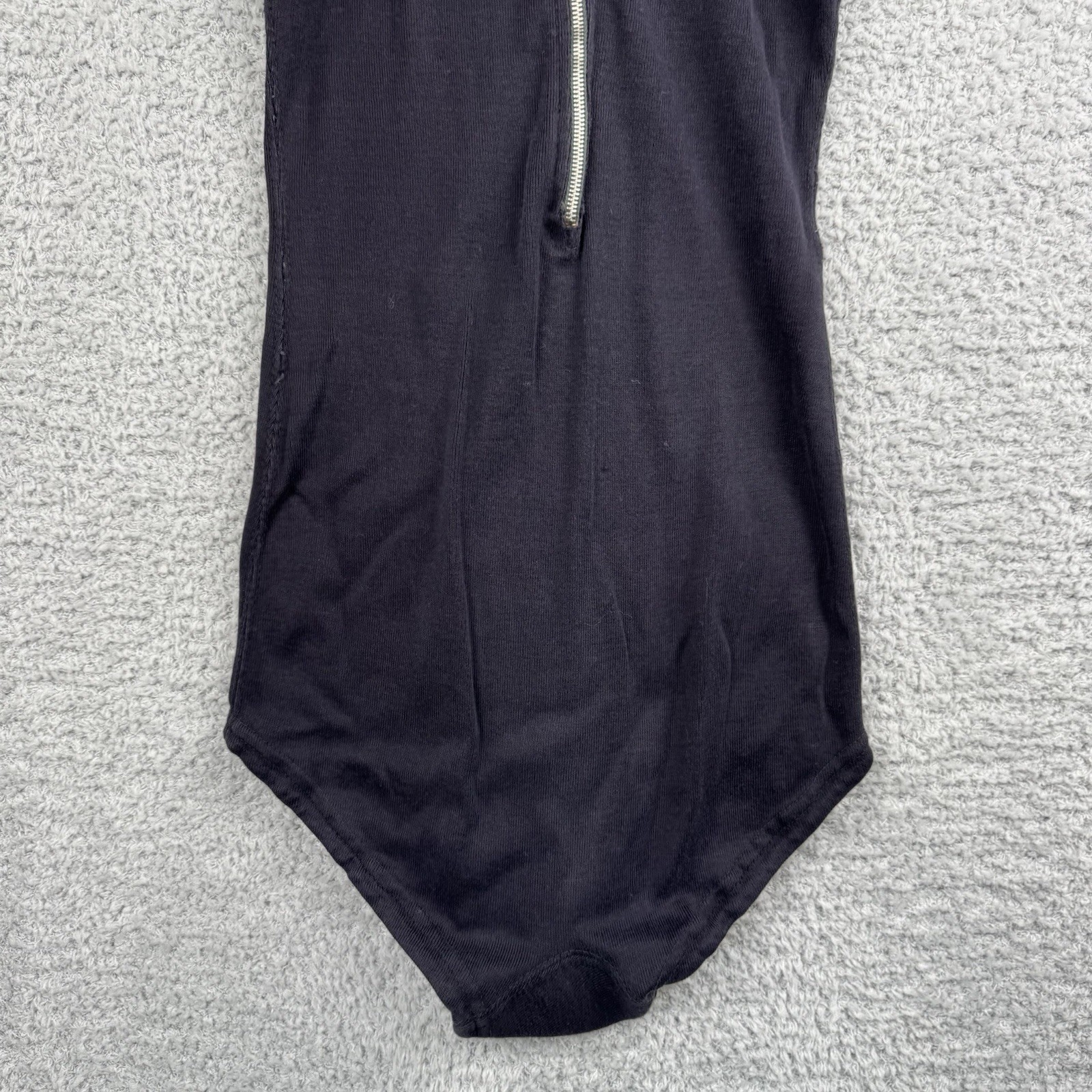 Vintage 1940s Women’s Bodysuit Leotard Swift Zipper Ballerina Dark Blue